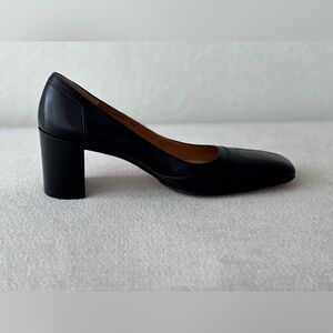 Bally Black Leather Heels